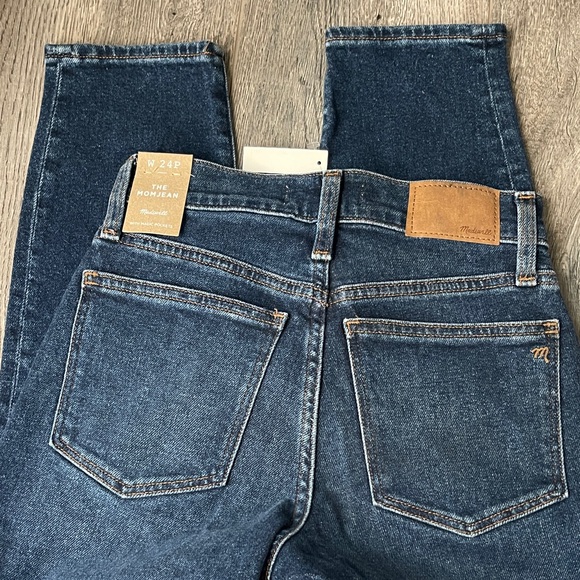Madewell Mom jeans, Dark blue with five pockets - Picture 10 of 14
